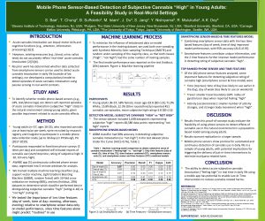 Mobile Phone SensorBased Detection of Subjective Cannabis High