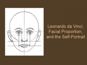 Da vinci guide to facial proportions