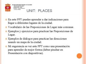 Places ppt