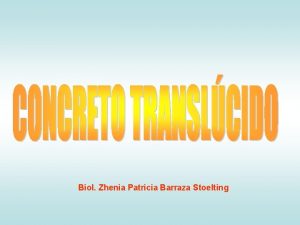 Biol Zhenia Patricia Barraza Stoelting El concreto convencional