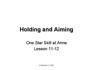 Skill at arms