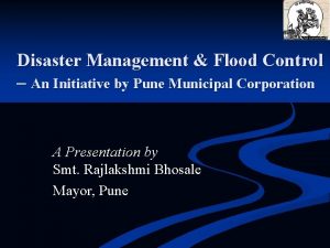 Pune flood control