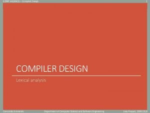 Thompson construction in compiler design