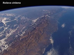 El relieve chileno