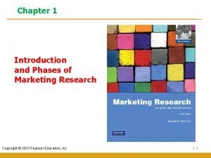 Marketing research chapter 1