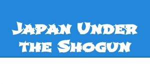 Japanese feudal hierarchy