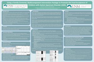 Using a FamilyCentered Multicomponent Intervention Package to Promote