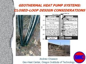 Geothermal loops design