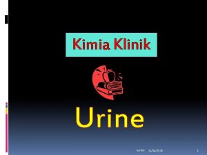 Pemeriksaan bilirubin urine metode harrison