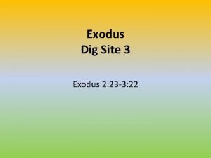 Exodus Dig Site 3 Exodus 2 23 3
