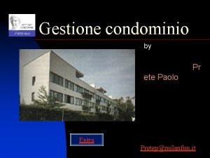 Gestione condominio by Pr ete Paolo Entra Pretepmilanfun