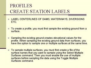 Station model labels Station model labels