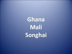 Songhai empire education