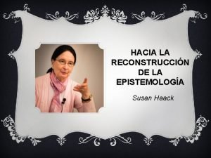 Susan haack pensamiento