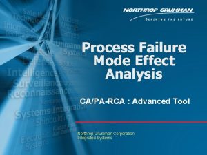 Process Failure Mode Effect Analysis CAPARCA Advanced Tool