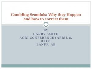 Gambling Scandals Why they Happen and how to