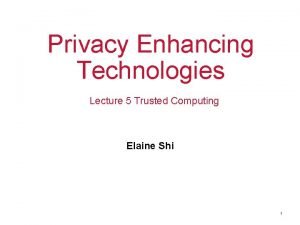 Privacy-enhancing computation