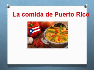 La comida de Puerto Rico Arroz con gandules