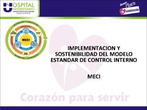 IMPLEMENTACION Y SOSTENIBILIDAD DEL MODELO ESTANDAR DE CONTROL