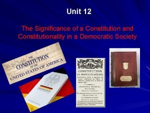 Types of constitution