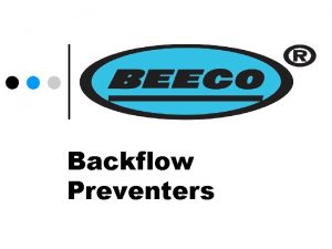 Backflow Preventers Cross Connection Direct arrangement of piping
