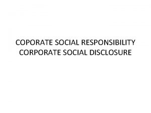 Csr csd