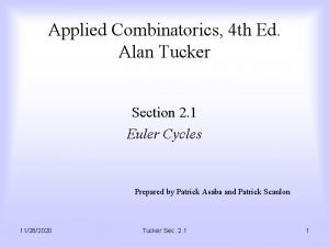 Applied Combinatorics 4 th Ed Alan Tucker Section