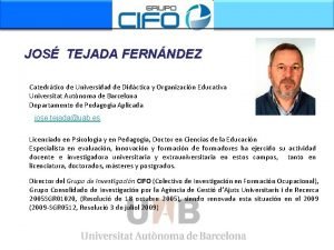 José tejada fernández