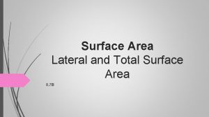 Surface area of rectangle Surface area of rectangle