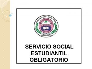 El servicio social estudiantil