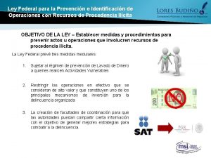 Ley Federal para la Prevencin e Identificacin de