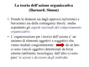 Teoria di simon