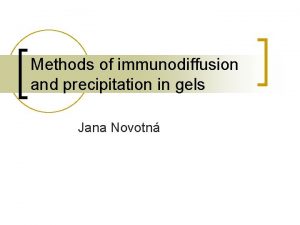 Precipitation of antibodies