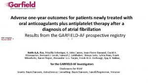 Adverse oneyear outcomes for patients newly treated with