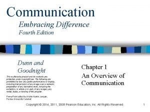 Communication embracing difference