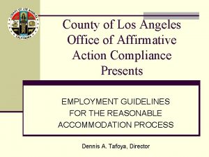County of Los Angeles Office of Affirmative Action
