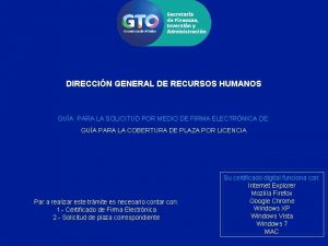 DIRECCIN GENERAL DE RECURSOS HUMANOS GUA PARA LA