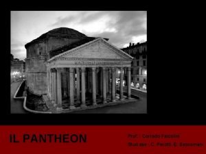 Pantheon pianta