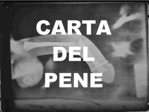 CARTA DEL PENE YO EL PENE PIDO AUMENTO