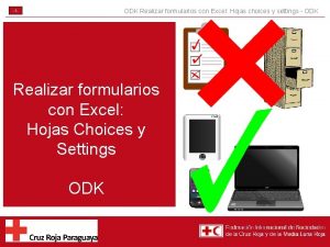 ODK Realizar formularios con Excel Hojas choices y