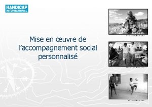 Mise en uvre de laccompagnement social personnalis P