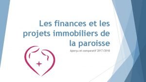 Les finances et les projets immobiliers de la