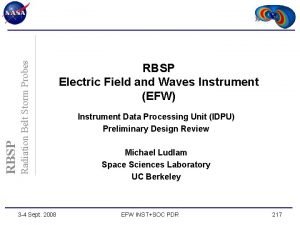 RBSP Radiation Belt Storm Probes 3 4 Sept