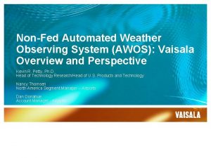 Automated weather observing system market