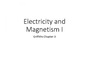 Electricity and Magnetism I Griffiths Chapter 3 Laplaces