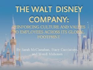 Walt disney culture and values