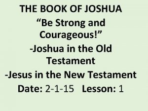 Strong and courageous book