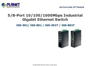 58 Port 101000 Mbps Industrial Gigabit Ethernet Switch