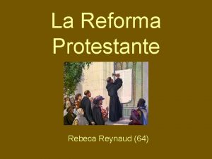 Reforma protestante cuando fue