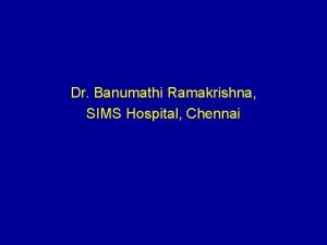 Dr ramakrishna sims hospital
